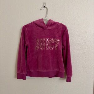 Juicy Couture pink kids hoodie Size 5
